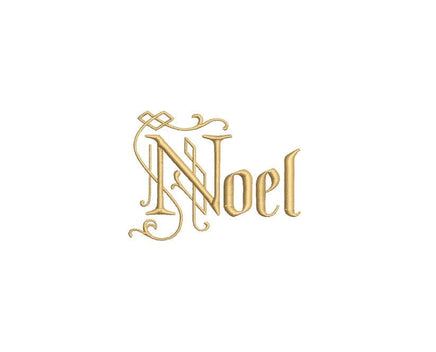 Noel Christmas Machine Embroidery Design - sproutembroiderydesigns