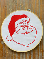 GIANT Santa Claus Christmas Machine Embroidery Design - sproutembroiderydesigns
