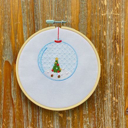 Christmas Tree Ornament Machine Embroidery Design - sproutembroiderydesigns