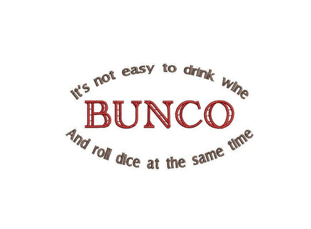 Bunco Machine Embroidery Design, 2 sizes, - sproutembroiderydesigns