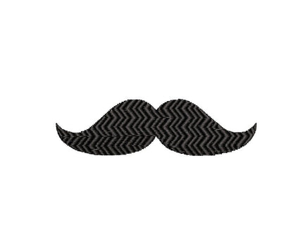 Mustache Embroidery Machine Embroidery Design - sproutembroiderydesigns