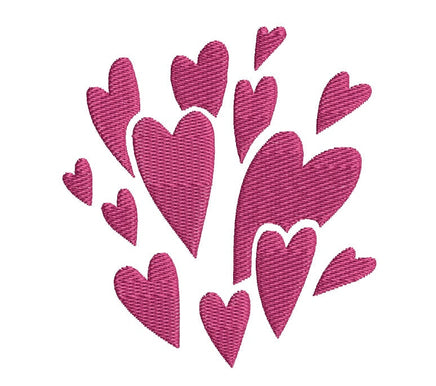 Bursting Hearts Machine Embroidery Design - sproutembroiderydesigns