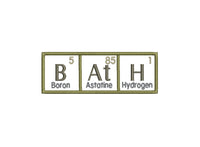 BaTh Periodic Table of Elements Machine Embroidery Design, 2 sizes - sproutembroiderydesigns
