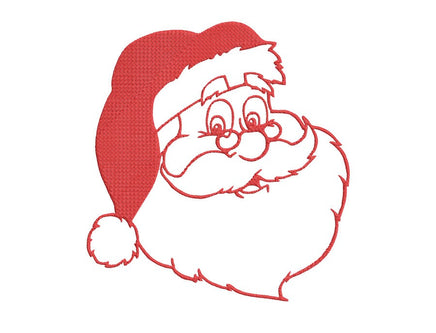 Santa Claus Embroidery Design, 2 sizes, 4x4 & 5x7 hoop - sproutembroiderydesigns