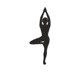 Yoga Machine Embroidery Design - sproutembroiderydesigns