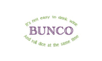 Bunco Machine Embroidery Design, 2 sizes, - sproutembroiderydesigns