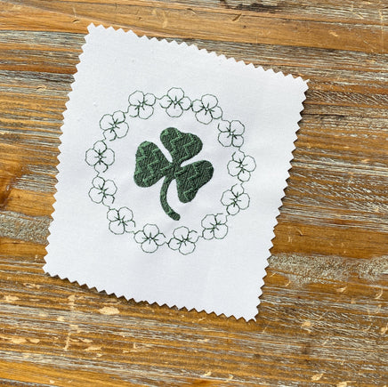 St. Patrick's Day Shamrock Machine Embroidery Design - sproutembroiderydesigns