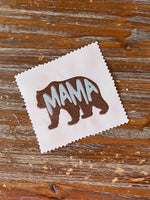 Mama Bear Machine Embroidery Design, 4x4 and 5x7 hoop, 2 sizes - sproutembroiderydesigns