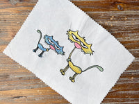 Stray Cats Machine Embroidery Design, 2 sizes - sproutembroiderydesigns