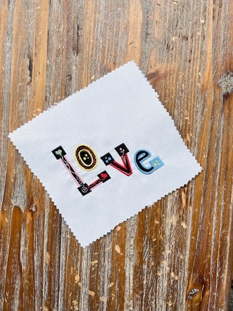 Funky Love Machine Embroidery Design, 2 sizes - sproutembroiderydesigns