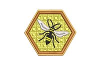 Bee Hive Pod Embroidery Design, 4x4 hoop - sproutembroiderydesigns