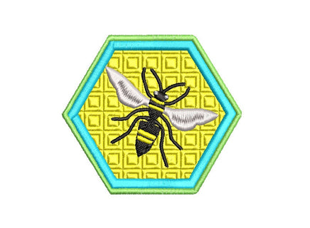 Bee Hive Pod Embroidery Design, 4x4 hoop - sproutembroiderydesigns