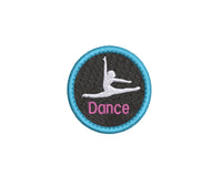 Dance Patch Machine Embroidery Design, 2 designs, In The Hoop Embroidery Design - sproutembroiderydesigns