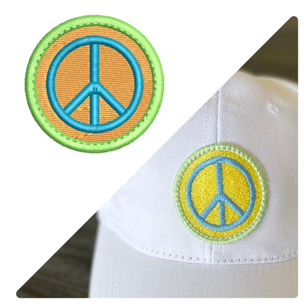 ITH Peace Machine Patch Embroidery Design. In The Hoop Embroidery Design - sproutembroiderydesigns