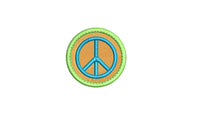 ITH Peace Machine Patch Embroidery Design. In The Hoop Embroidery Design - sproutembroiderydesigns