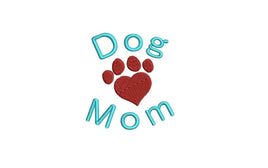 Dog Mom Machine Embroidery Design - sproutembroiderydesigns