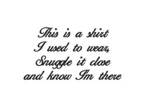 Memorial This is a Shirt Machine Embroidery Design, 2 sizes - sproutembroiderydesigns