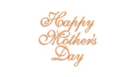 Happy Mother's Day Machine Embroidery Design, 2 Sizes - sproutembroiderydesigns
