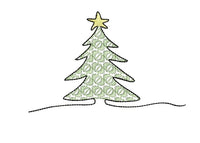 Christmas Tree Collection Machine Embroidery Design, 3 designs - sproutembroiderydesigns