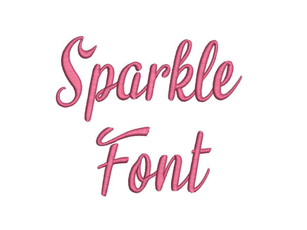 Sparkle Alphabet Font Machine Embroidery Designs, 3 sizes - sproutembroiderydesigns