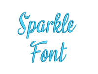 Sparkle Alphabet Font Machine Embroidery Designs, 3 sizes - sproutembroiderydesigns