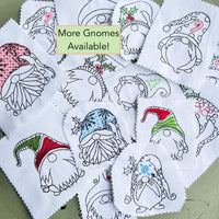 Three Christmas Elves Machine Embroidery Design - sproutembroiderydesigns