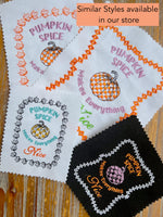 Pumpkin Spice Makes Everything Nice Machine Embroidery Design - sproutembroiderydesigns