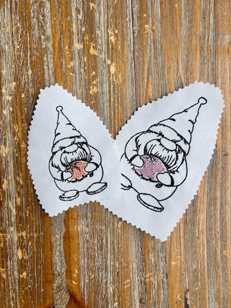Quick Stitch Pumpkin Gnome Machine Embroidery Design, 2 sizes - sproutembroiderydesigns