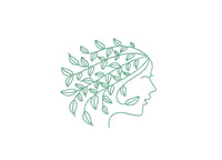 Leaf Woman Machine Embroidery Design, 2 sizes - sproutembroiderydesigns