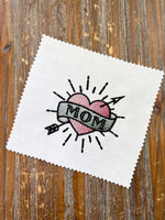 Mom Tattoo Machine Embroidery Design, 2 Sizes, Mother's Day Embroidery design - sproutembroiderydesigns