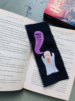 Halloween Ghost Bookmark Machine Embroidery Design - sproutembroiderydesigns