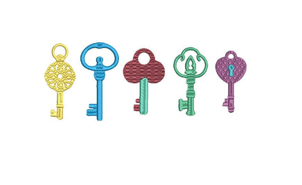 Collection of Key Embroidery Machine Embroidery Design ...