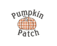 Pumpkin Patch Embroidery Design, pumpkin embroidery design - sproutembroiderydesigns