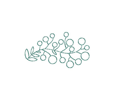 Collection of 5 Nature Floral Machine Embroidery Designs, 5 designs included, Flower embroidery design - sproutembroiderydesigns