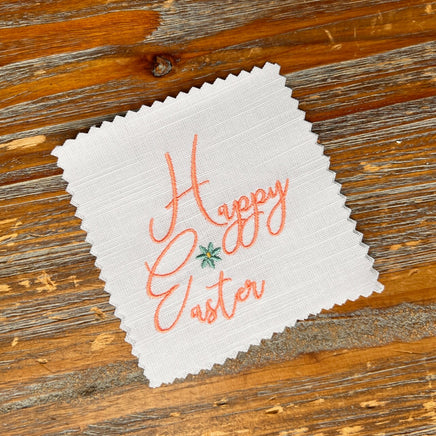 Happy Easter Machine Embroidery Design - sproutembroiderydesigns