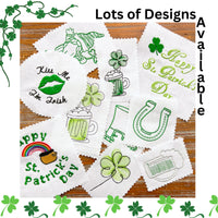 Kiss Me I'm Irish Machine Embroidery Design, St. Patrick's Day Embroidery Design - sproutembroiderydesigns