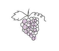 Jar Topper Grape Jelly Embroidery Design, 3 Sizes, Grape Jar Topper Design - sproutembroiderydesigns