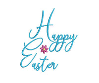 Happy Easter Machine Embroidery Design - sproutembroiderydesigns