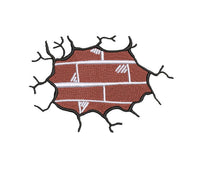Bursting Brick Embroidery Design, Teenager embroidery design - sproutembroiderydesigns