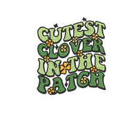 Cutest Clover in the Patch Machine Embroidery Design, Baby St. Patrick's Day Embroidery Design - sproutembroiderydesigns