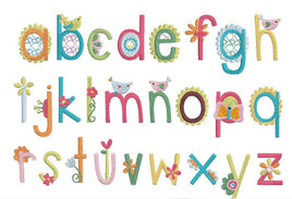Springtime Monogram Font Machine Embroidery Designs, Floral embroidery Alphabet, PES, DST, VP3, csd, dst, jef pcs, shv, vip, vp3 - sproutembroiderydesigns