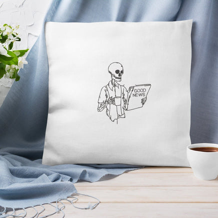 News Coffee Skeleton Machine Embroidery Design, Skeleton embroidery design - coffee embroidery design - sproutembroiderydesigns