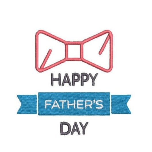 Happy Father's Day Embroidery Design Father's Day 