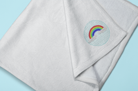 Rainbow Machine Embroidery Design, 2 sizes - sproutembroiderydesigns