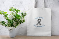 FREE Melanoma Ribbon Machine Embroidery Design - sproutembroiderydesigns