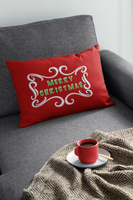 Snowy Merry Christmas Machine Embroidery Design, Christmas wording, saying - sproutembroiderydesigns
